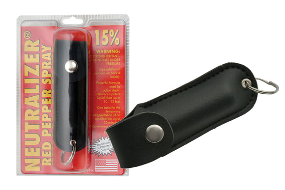 Neutralizer 15% Black Pepper Spray w/ Holster - Frontier Blades