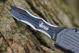 8.8" Viper Tech Lightning OTF Stiletto Pocket Knife - Frontier Blades