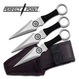 Perfect Point PP-028-3BK Throwing Knife Set Sale - Frontier Blades