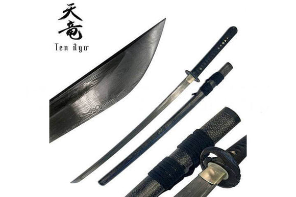 Real Damascus Steel Katana Sword For Sale (TR-035)
