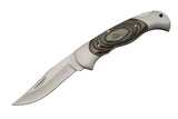 Rite Edge Classic Grip Black Wood Handle Lockback Folding Knife (210741-BX)
