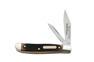 Rite Edge Peanut Brown Saw Tooth 2 Bladed Textured Folding Knife (210566)