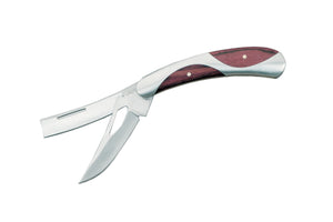 Rite Edge Twin Cut Razor & Clip Point 2 Bladed Pocket Knife (210412-BI-01)