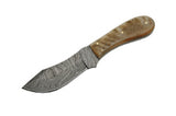 Rite Edge Hand Forged Damascus Skinning Knife - Frontier Blades