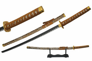 40" Safari King Cheetah Skin Sword - Frontier Blades