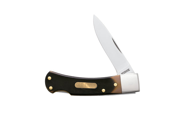 Schrade Bearhead Lockback Derlin Old Timer Pocket Knife - Frontier Blades