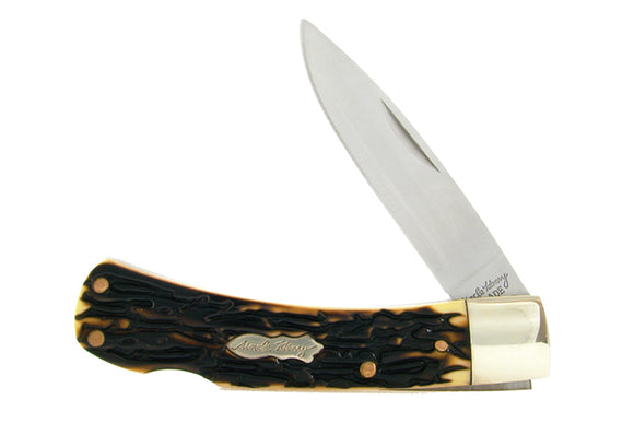 Schrade Bruin Lockback Manual Hunting Pocket Knife (SR-5UH) - Frontier Blades