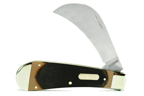 Schrade Hawkbill Pruner Hunting Pocket Knife (SR-16OT) - Frontier Blades