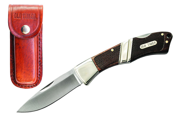 Schrade Mountain Beaver Nickel Bolster Pocket Knife (SR-29OT)