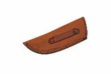 8" Stag & Wood Short Damascus Skinning Knife - Frontier Blades
