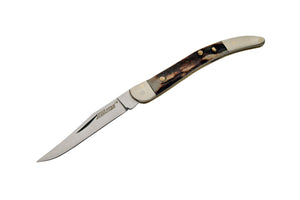 Steel Stag Toothpick Hunting Pocket Knife For Sale (SS-7007) - Frontier Blades