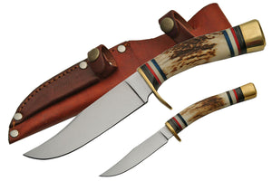 Steel Stag Twin Hunter Fixed Blade Knives (SS-7012) - Frontier Blades