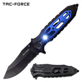 TAC-FORCE TF-1007BL ASSISTED OPEN OUTDOOR FOLDING POCKET KNIFE NEW - Frontier Blades