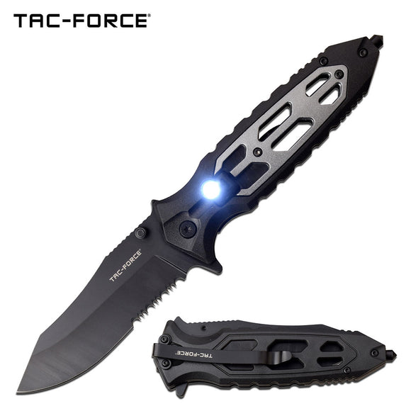 TAC-FORCE TF-1007GY ASSISTED OPEN OUTDOOR FOLDING POCKET KNIFE NEW - Frontier Blades