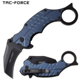 TAC FORCE TF-1020BL ASSISTED OPEN OUTDOOR FOLDING POCKET KNIFE NEW - Frontier Blades