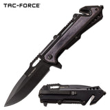 8.25" Tac Force Speedster Model Assisted Folding Knife TF-1024BGY - Frontier Blades