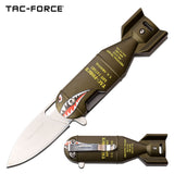 6.25" Tac Force Speedster Model Assisted Folding Knife TF-1039GN - Frontier Blades