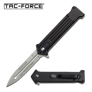 7.5" Tac Force Speedster Model Silver Batman Pocket Knife - Frontier Blades