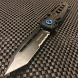 Tac Force Blue & Black Spring Assisted Pocket Cool Knife For Sale (TF-965BL)