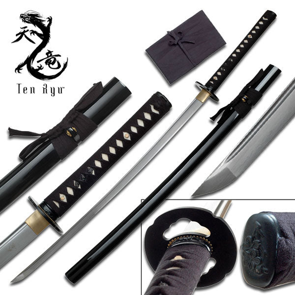 Ten Ryu Samurai Musashi Sword For Sale (TR-018BK)