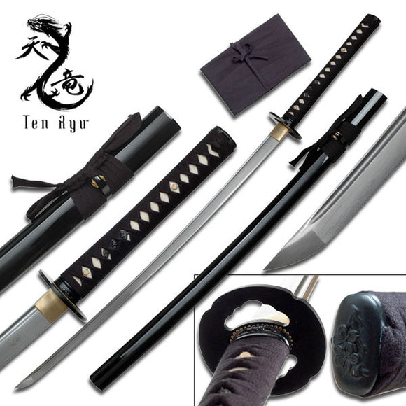 Ten Ryu Samurai Musashi Sword (TR-018BK) - Frontier Blades
