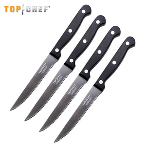 Top Chef 4-Piece Classic Kitchen Steak Knife Set - Frontier Blades