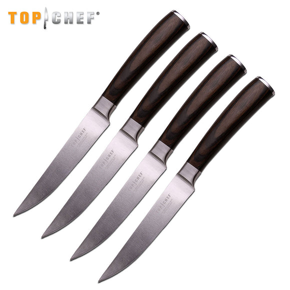 Top Chef Dynasty Kitchen Steak Knife Set (TC-27) - Frontier Blades