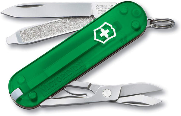 Victorinox Swiss Army Classic SD Pocket Knife Green - Frontier Blades