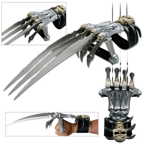 17 Wolverine Claw With Fantasy Skulls For Sale - Frontier Blades