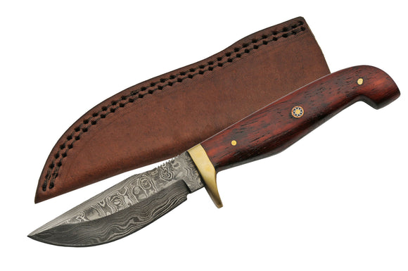 Wood Handle Skinning Knife - Frontier Blades