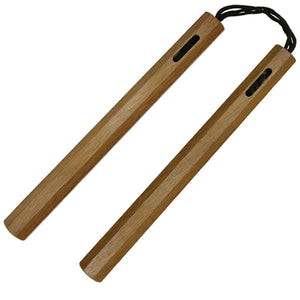 12" Wooden Nunchucks (1303-C) - Frontier Blades