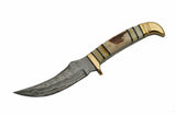 8" Custom Handmade Damascus Fillet Knife - Frontier Blades