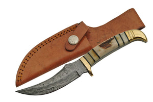 8" Custom Handmade Damascus Fillet Knife - Frontier Blades