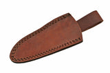8.5" Handmade Custom Damascus Skinning Knife - Frontier Blades