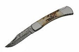 Handmade Damascus Pocket Knife - Frontier Blades
