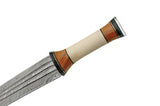 24" Handmade Damascus Steel Sword - Frontier Blades