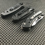8.5” Spring Assisted Tactical Navy Folding Pocket Knife Set (Special Deal)