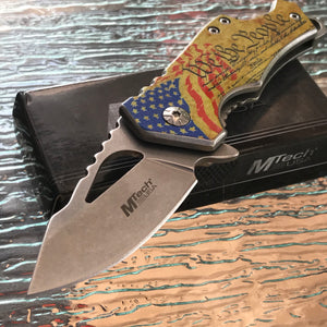 5.75" MTech USA Tactical Compact Mini Bottle Opener Pocket Knife - Frontier Blades
