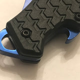 5.75" MTech Tactical Compact Mini Bottle Opener Blue Pocket Knife - Frontier Blades