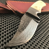 Hand Forged Raindrop Damascus Steel Knife
