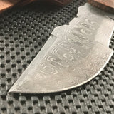 10" Handmade Micarta Tracker Damascus Skinning Knife