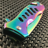 6.5" Tac Force Speedster Model Mini Rainbow Assisted Pocket Knife