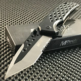 Two 8.5" Mtech Spring Assisted Tactical Black Pocket Knife MTA931BK - Frontier Blades