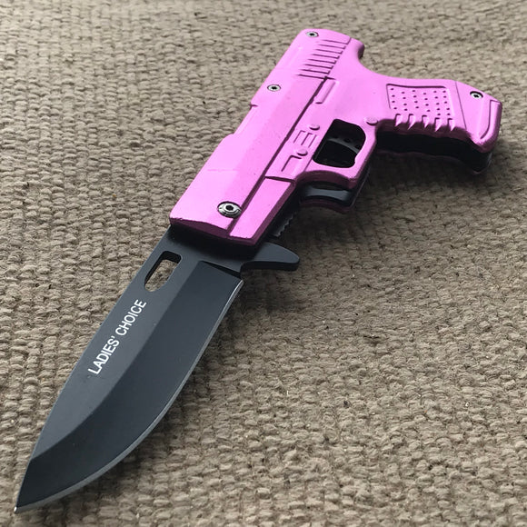  Master USA Pink Ballistic Skull Medallion Hunting Tactical  Rescue Pocket Knife BL + Free eBook by OnlyUS : Tools & Home Improvement