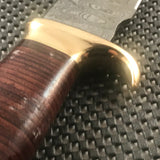 15" Custom Handmade Damascus Steel Bowie Knife