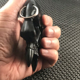 Cat Self Defense Black Knuckle Keychain For Sale