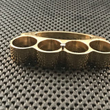 Paper Weight Belt Buckle- Self Defense Gold Brass Knuckle For Sale (PK-809RB)