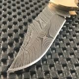 Damascus Folding Pocket Knife