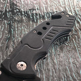 8” Master Spring Assisted Black Tactical Pocket Knife MUA021BK - Frontier Blades