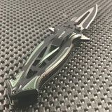 8.25" Tac Force Speedster Model Green Stiletto Pocket Knife